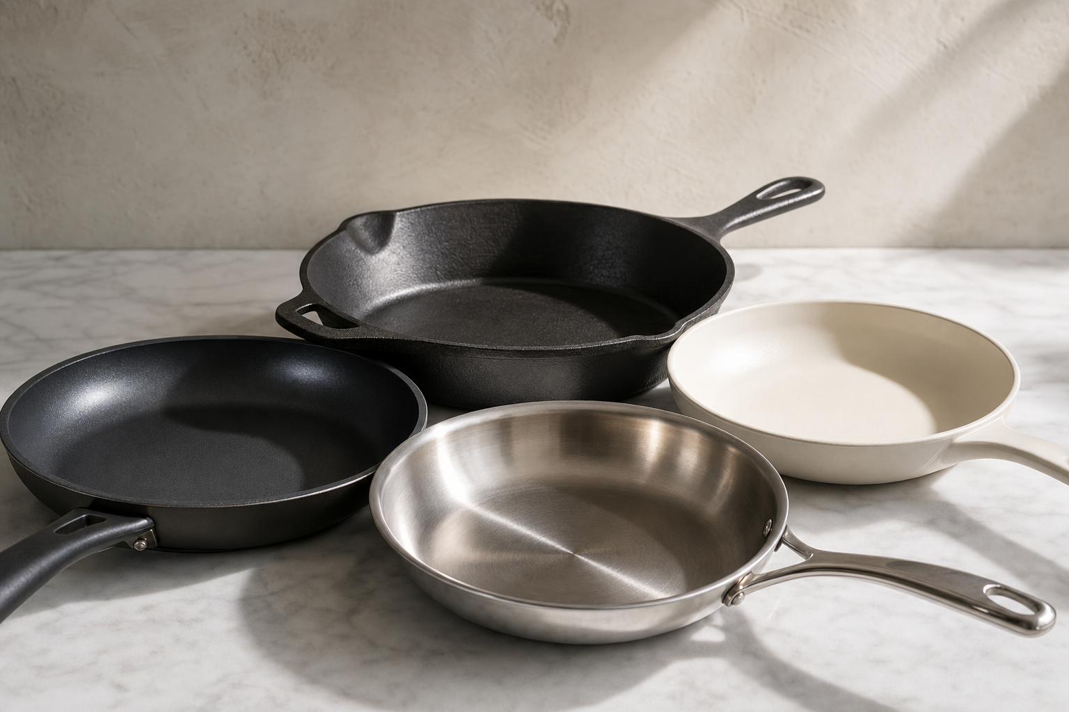 Your Pan Matters More Than Your Recipe: Non-Stick, Stainless Steel, Cast Iron, and Ceramic Explained