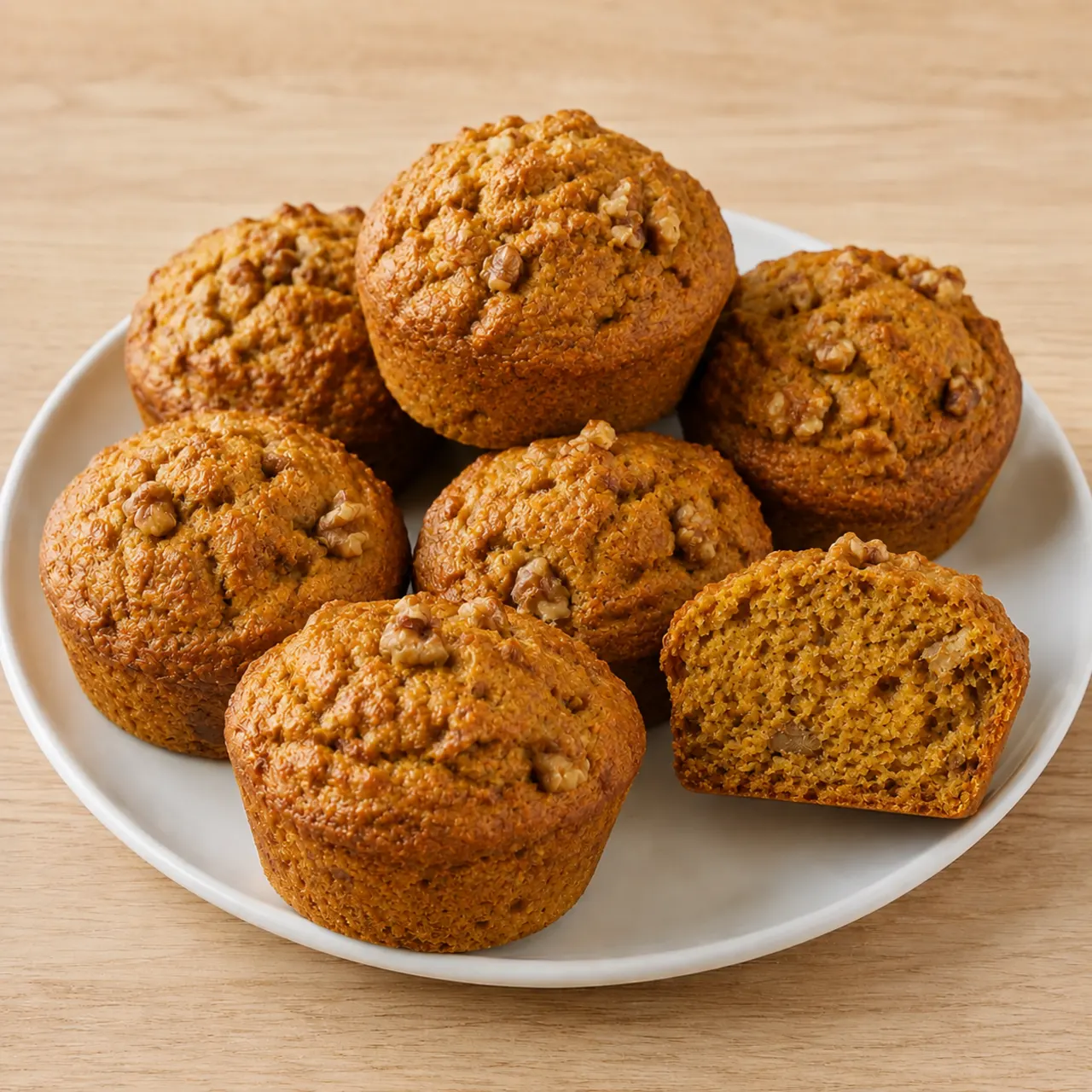 Pumpkin Skyr and Lupin Protein Muffins
