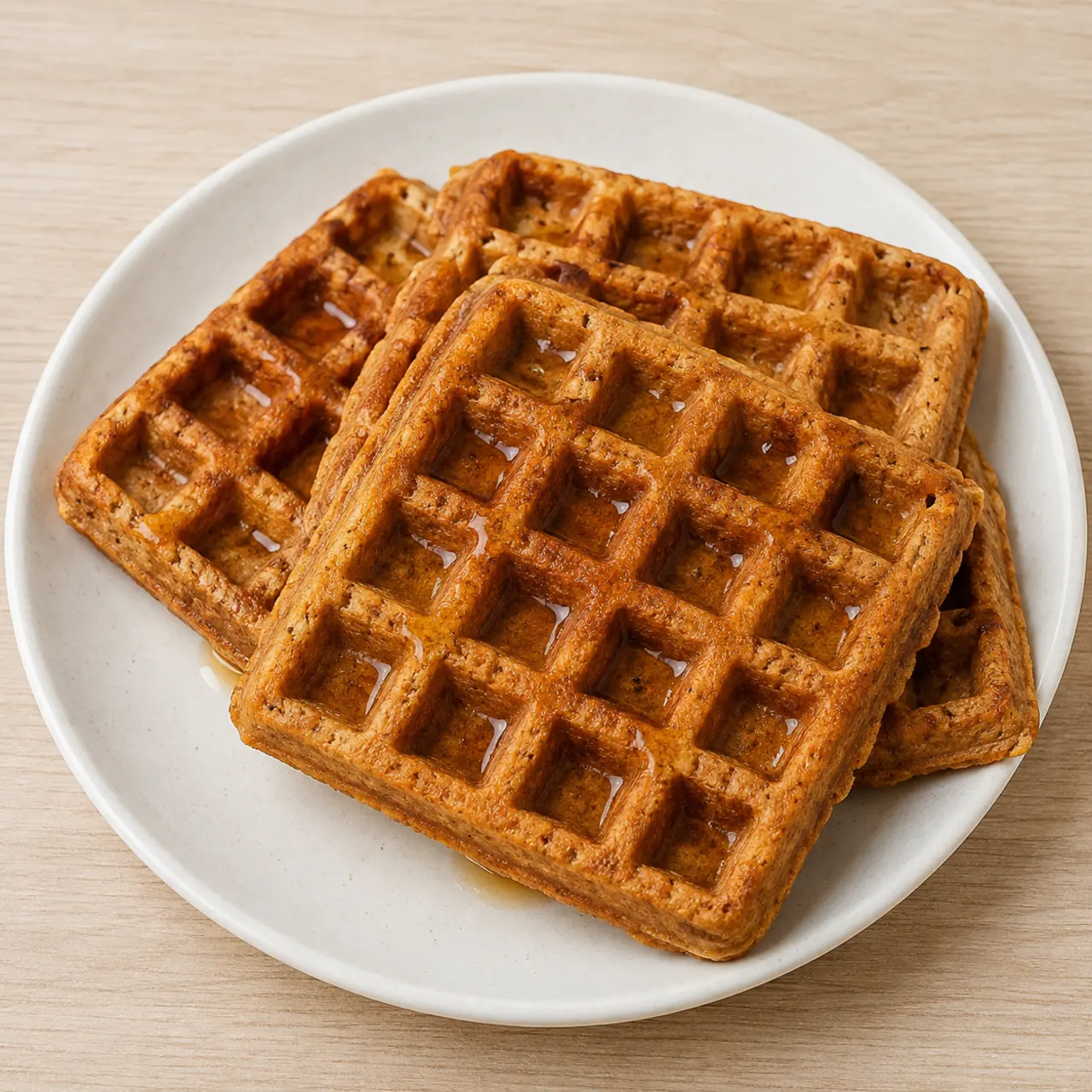 Protein Waffles with Lupin and Nuts Flour