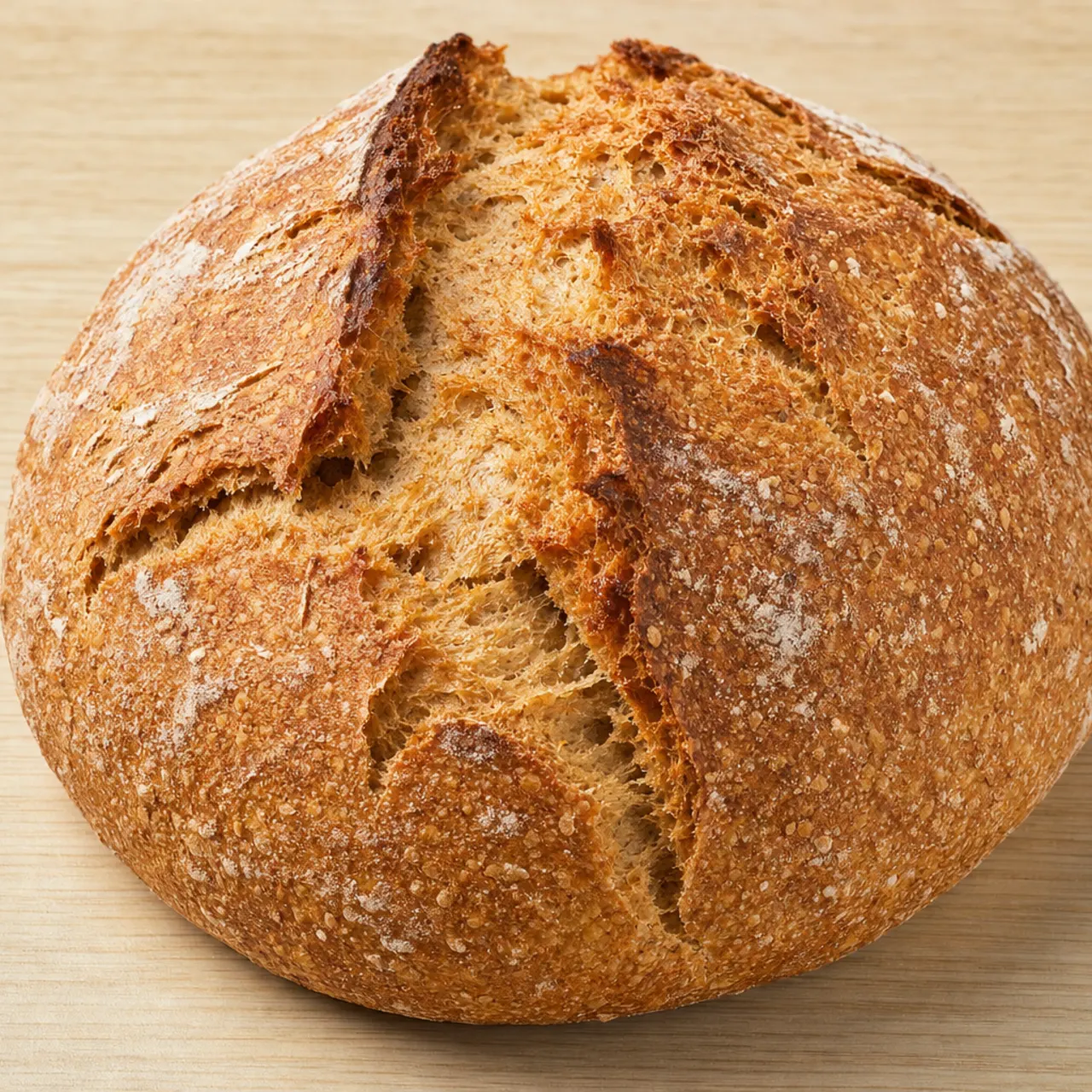 Whole Wheat & Whole Spelt Sourdough Bread