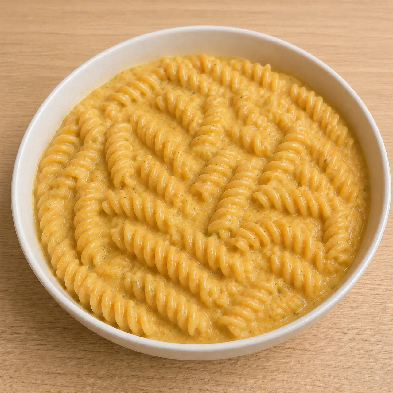 Red Lentil Fusilli with Silken Tofu Vegetable Sauce