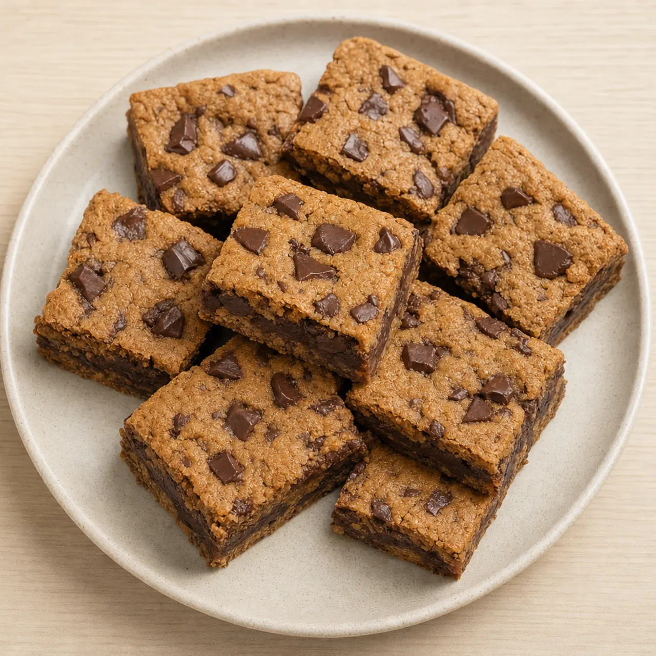 Chocolate Chickpea Blondies