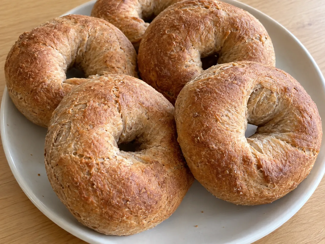 Whole Wheat and Spelt Bagels