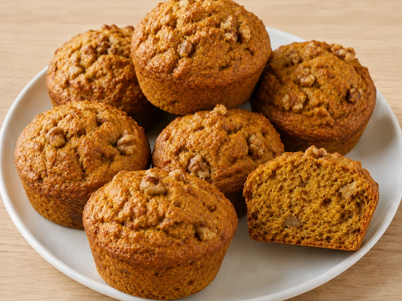Pumpkin Skyr and Lupin Protein Muffins