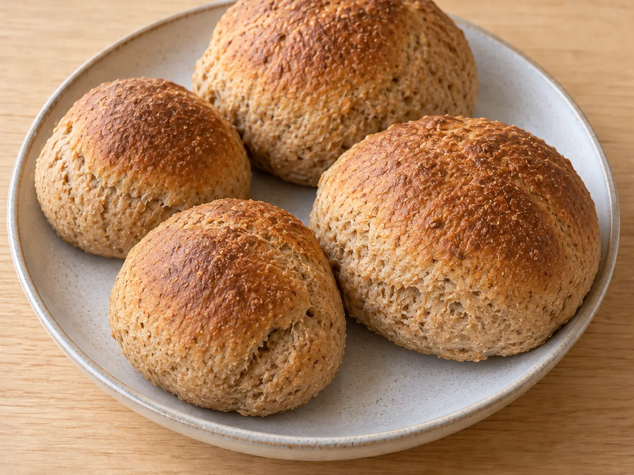 Low-Oil Whole Wheat Sandwich Buns