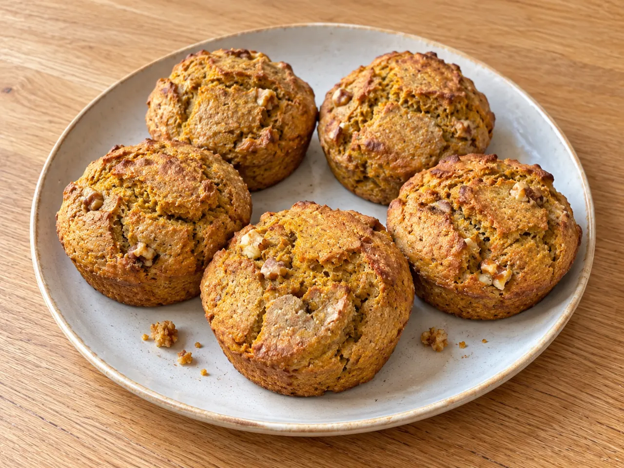 Pumpkin Skyr and Lupin Protein Muffins