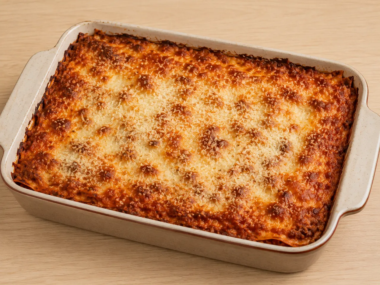 Whole-Wheat Beef Bolognese Lasagna