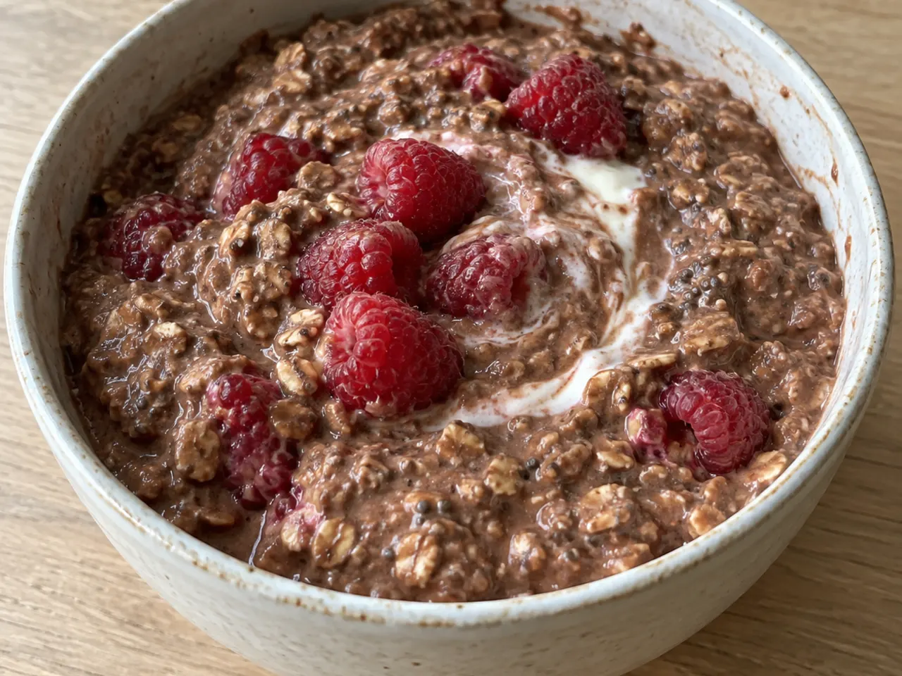 Chocolate Peanut High-Protein Overnight Oats