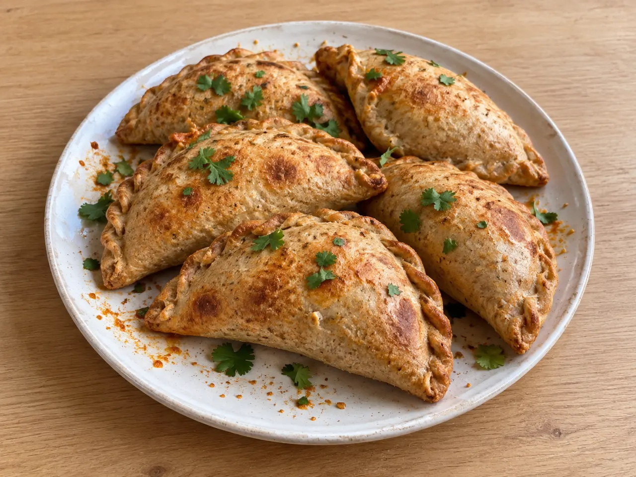 Baked Seitan Empanadas with Black Beans