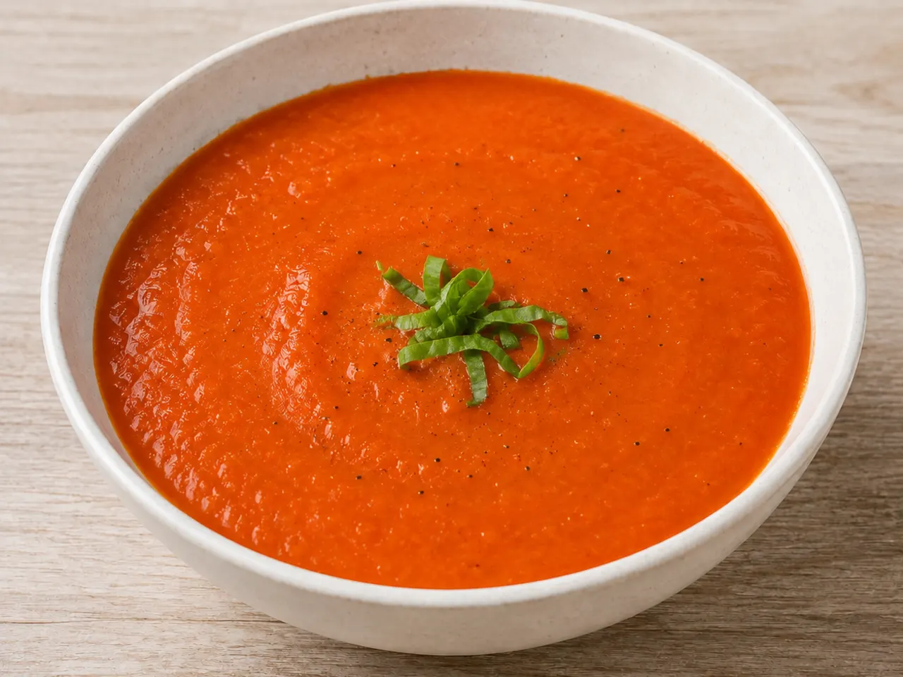 Tomato, Carrot and Basil Soup