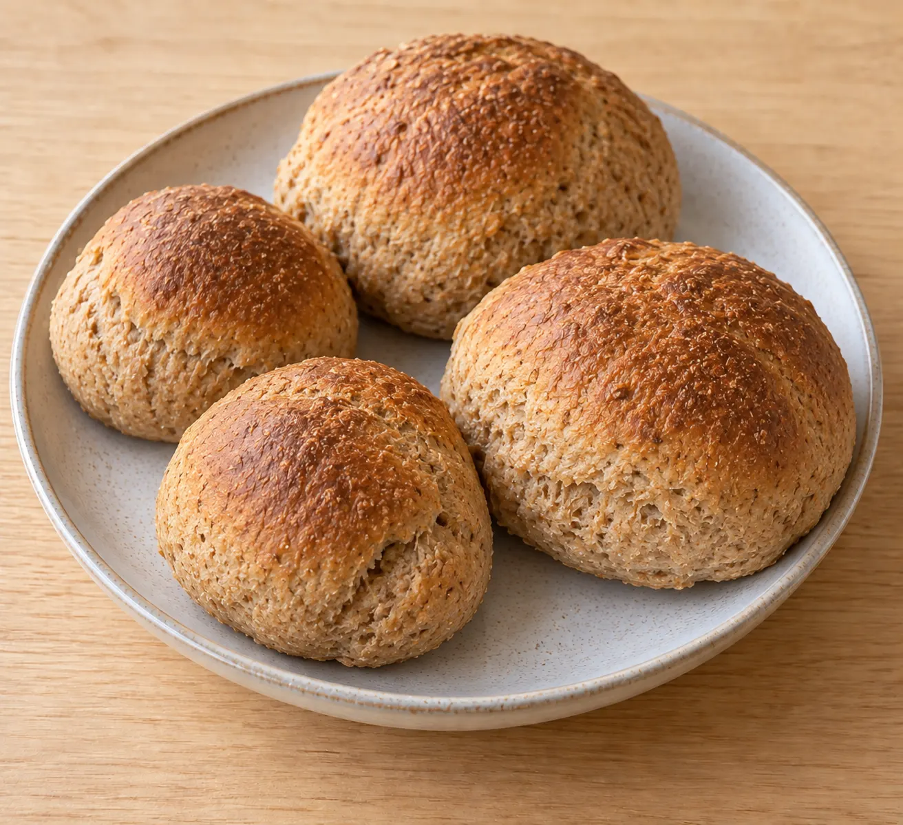 Low-Oil Whole Wheat Sandwich Buns