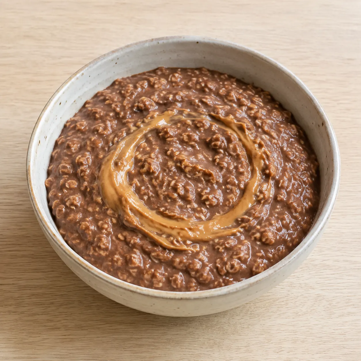 Chocolate Peanut Butter Silken Tofu Porridge