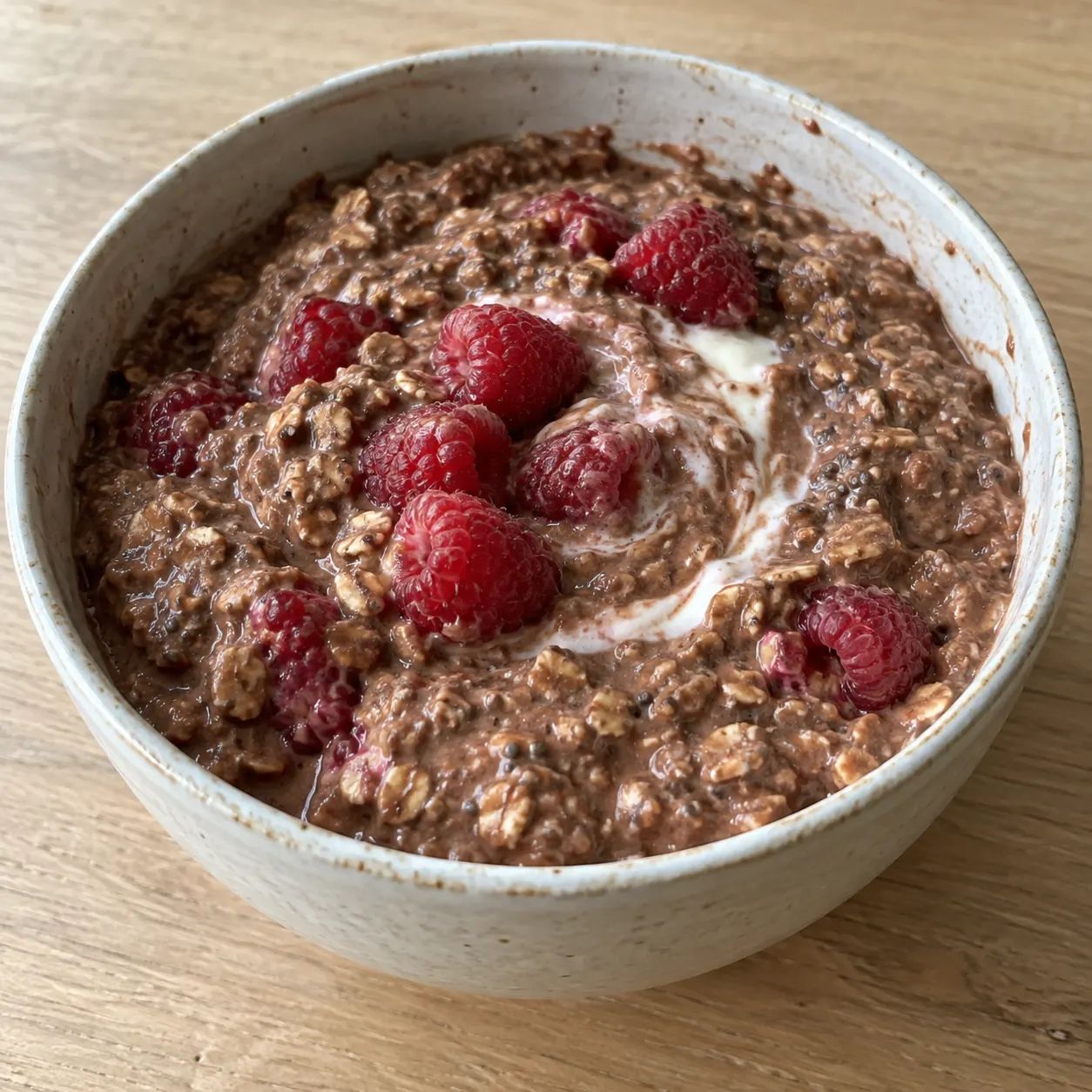 Chocolate Peanut High-Protein Overnight Oats