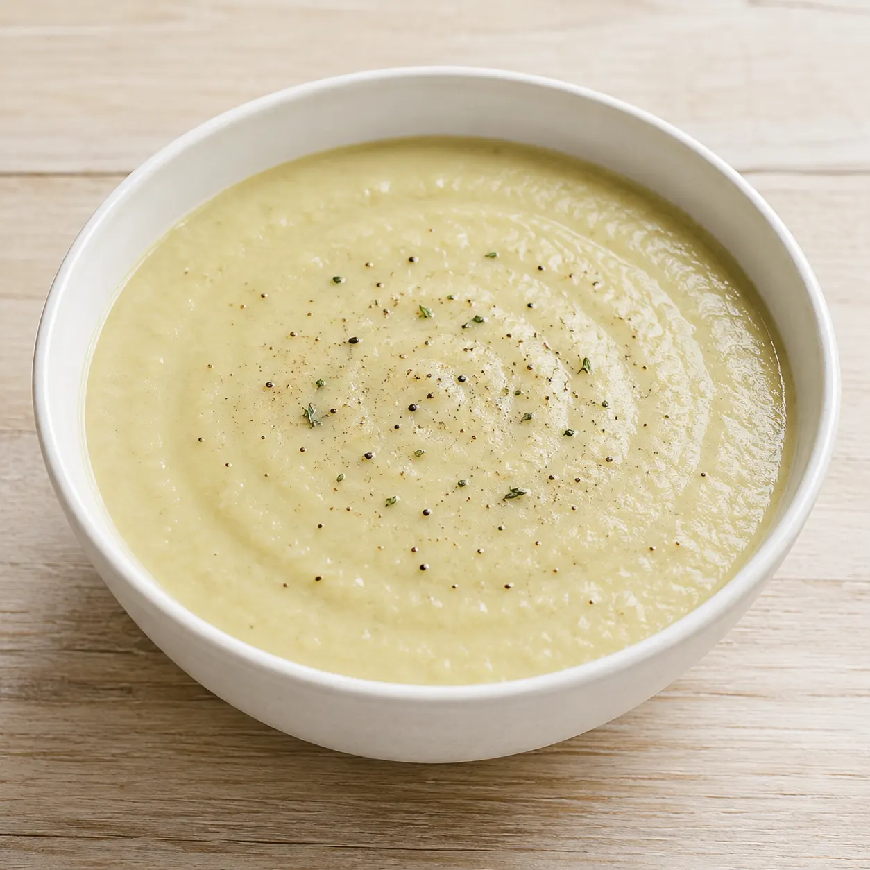 Creamy Leek, White Bean Soup